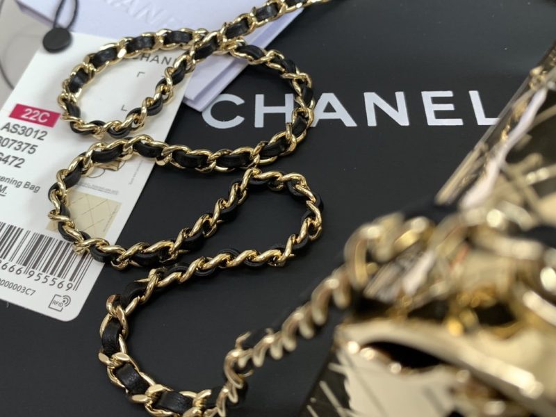 CHL Evening Flap Small Gold Bag For Women 12cm/4.5in - Image 9