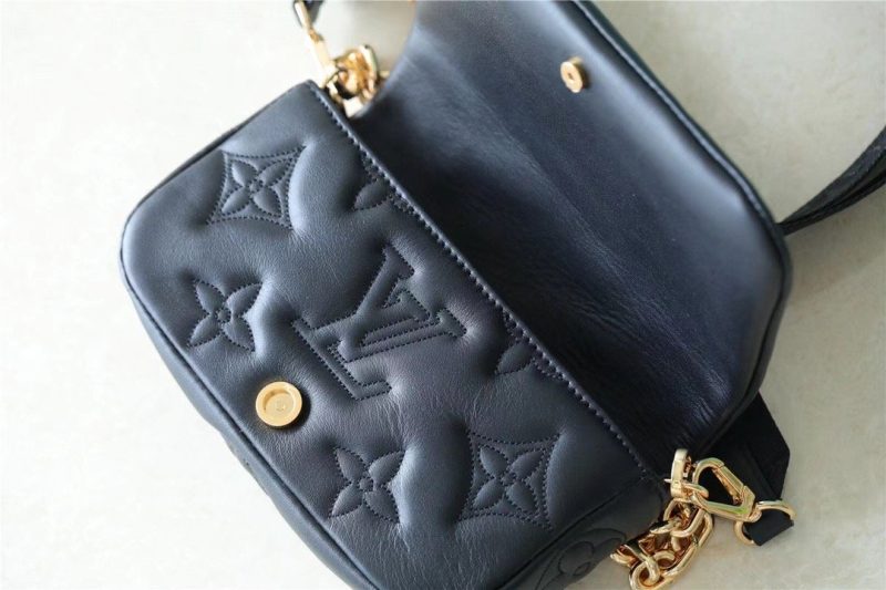 LV Wallet On Strap Bubblegram Monogram In Wallets and Small Leather Goods For Women M81398 7.9in/20cm LV M81398 - Image 8