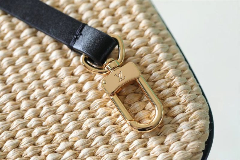LV Saint Jacques Raffia Black For Women,  Shoulder And Crossbody Bags 22.4in/57cm LV M59808 - Image 8