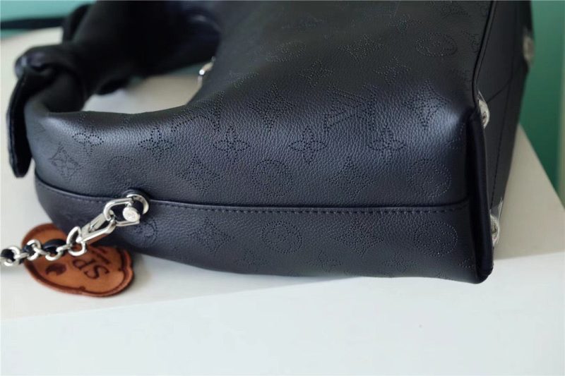 LV Why Knot MM Mahina Black For Women,  Shoulder And Crossbody Bags 13.4in/34cm LV M20788 - Image 9