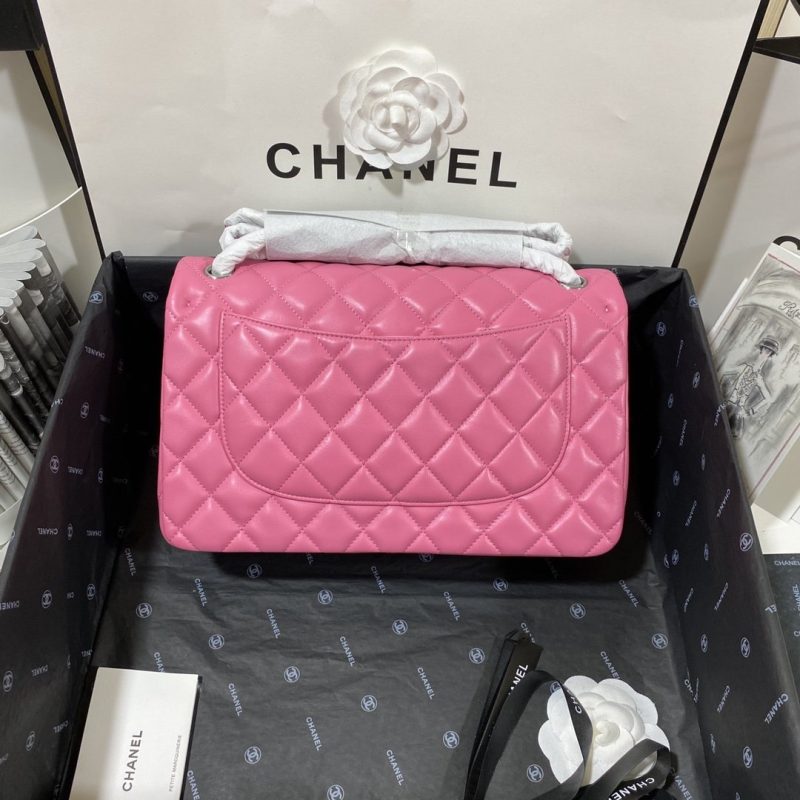 CHLLarge Classic Handbag Silver Hardware PiNike For Women, Women’s Handbags, Shoulder Bags 11.8in/30cm - Image 5