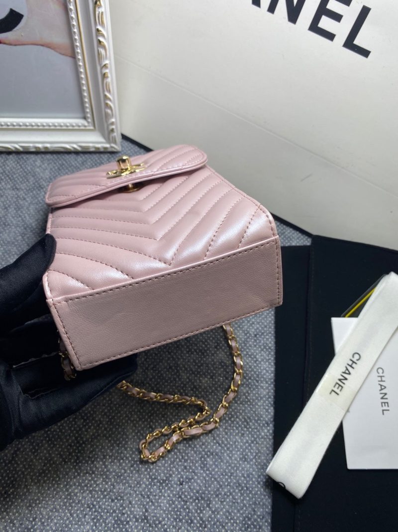 CHL Chevron Trendy CHL Phone Light Purple Bag For Women 18cm/7in - Image 6