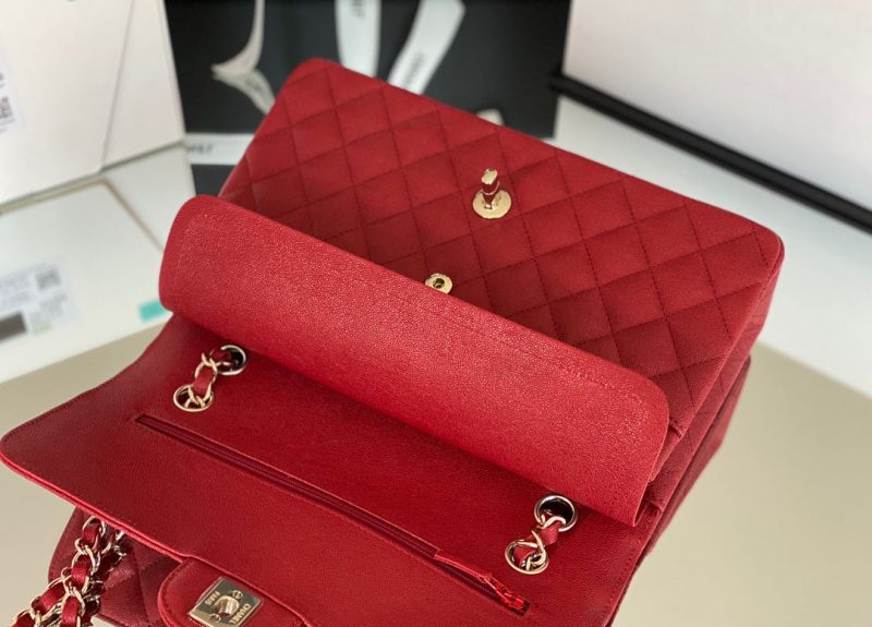 CHL Classic Handbag 26cm Red For Women A01112 - Image 2