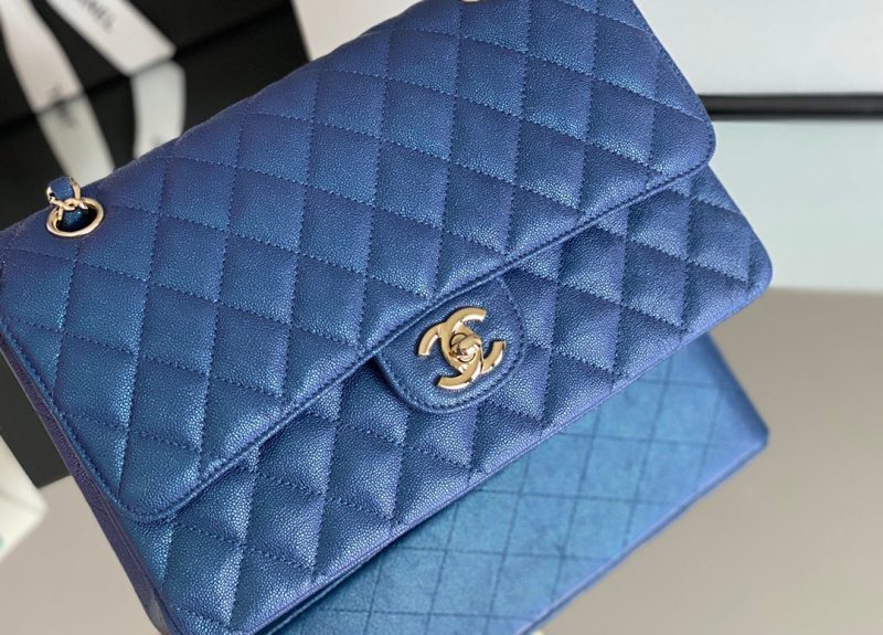 CHL Classic Handbag 26cm Blue For Women A01112