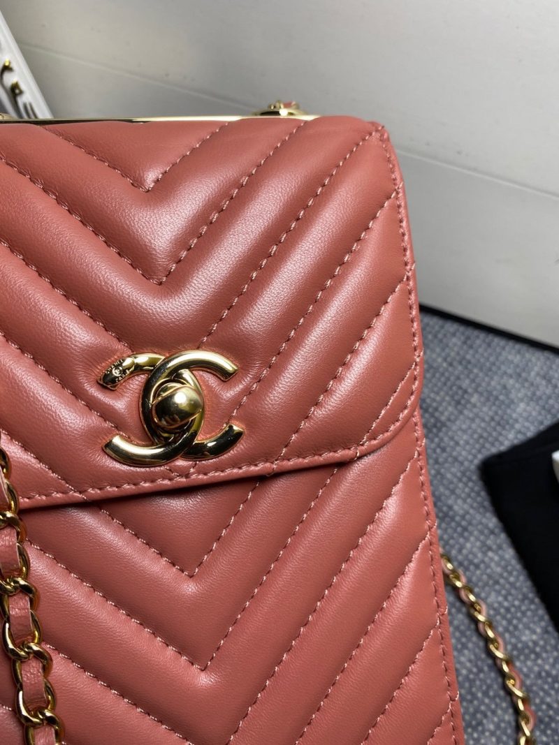 CHL Chevron Trendy CHL Phone Nude Bag For Women 18cm/7in - Image 4