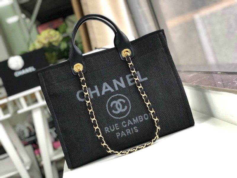 CHL Deauville Tote 38cm Black/Grey For Women A66941 - Image 2