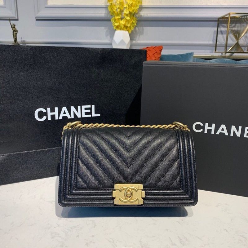 CHL Boy HandBag Black For Women, Women’s Bags, Shoulder And Crossbody Bags 9.8in/25cm A67086 - Image 2