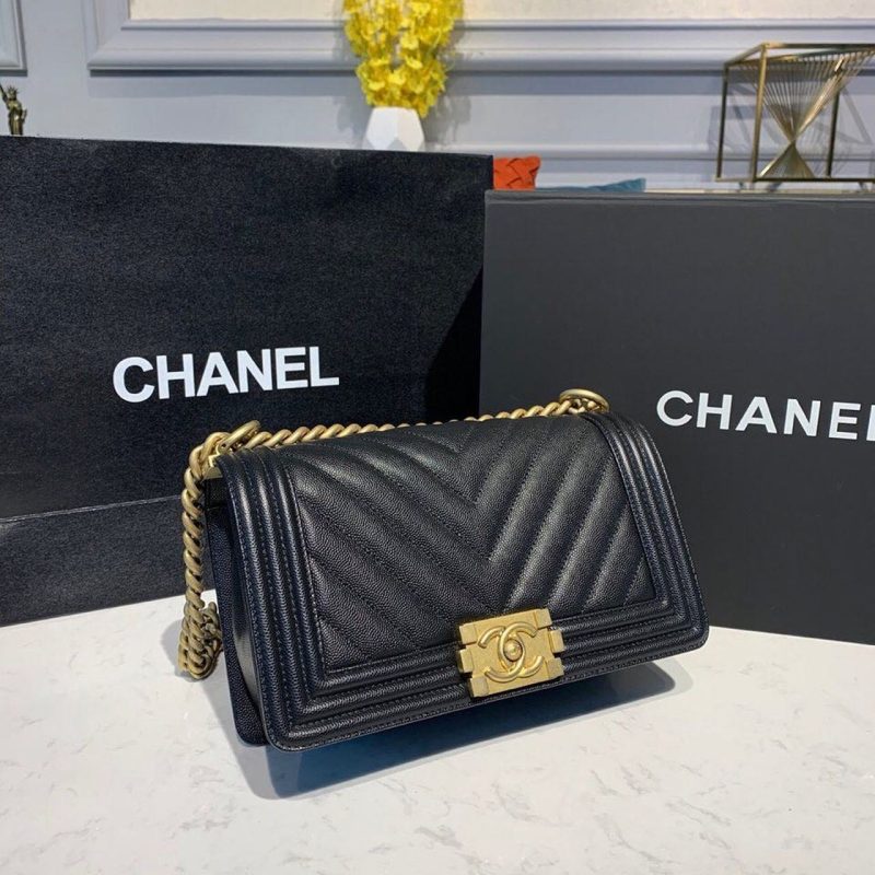 CHL Boy HandBag Black For Women, Women’s Bags, Shoulder And Crossbody Bags 9.8in/25cm A67086 - Image 3