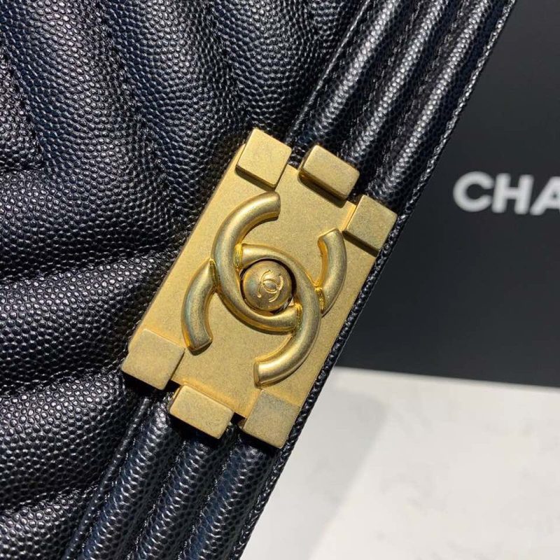 CHL Boy HandBag Black For Women, Women’s Bags, Shoulder And Crossbody Bags 9.8in/25cm A67086 - Image 5