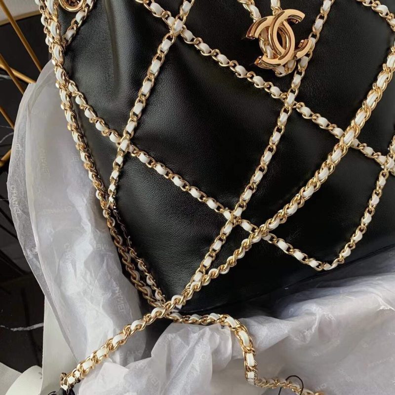 CHL 21 Handbag Black For Women, Women’s Bags 8.6in/22cm - Image 6