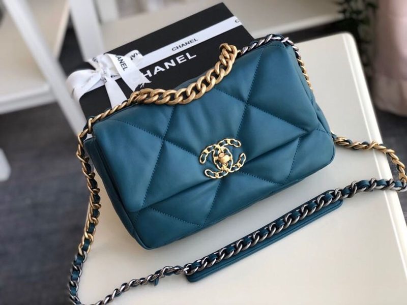 CHL 19 Handbag Teal For Women, Women’s Bags, Shoulder And Crossbody Bags 10.2in/26cm AS1160 - Image 3