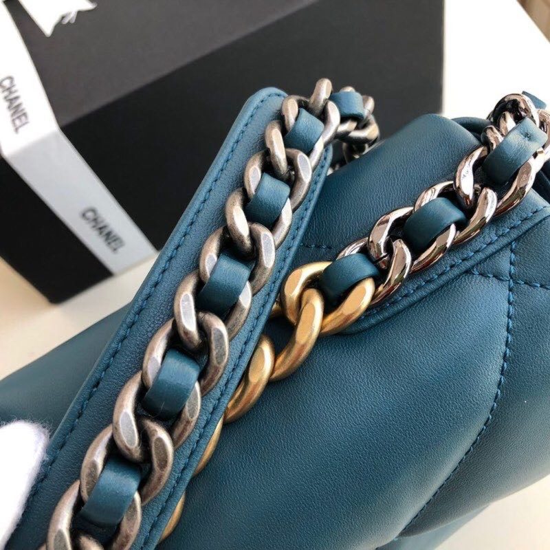 CHL 19 Handbag Teal For Women, Women’s Bags, Shoulder And Crossbody Bags 10.2in/26cm AS1160 - Image 9