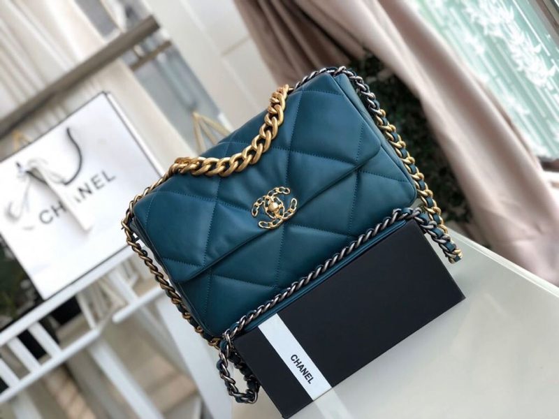 CHL 19 Large Handbag Teal For Women, Women’s Bags, Shoulder And Crossbody Bags 11.8in/30cm AS1161 - Image 2