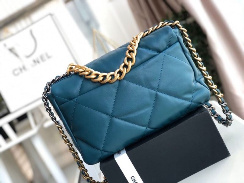 CHL 19 Large Handbag Teal For Women, Women’s Bags, Shoulder And Crossbody Bags 11.8in/30cm AS1161 - Image 3
