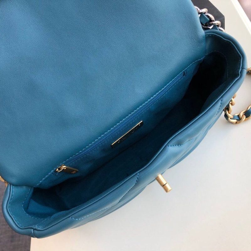 CHL 19 Large Handbag Teal For Women, Women’s Bags, Shoulder And Crossbody Bags 11.8in/30cm AS1161 - Image 9