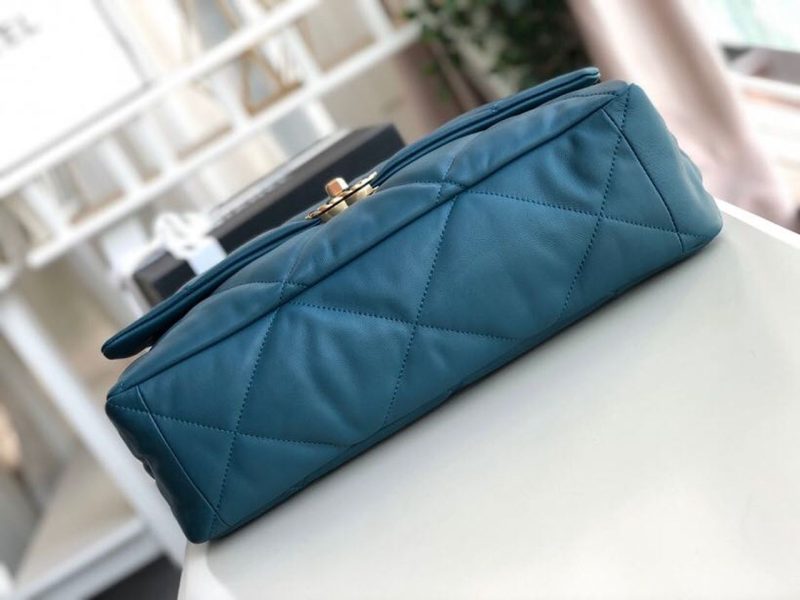 CHL 19 Maxi Handbag Teal For Women, Women’s Bags, Shoulder And Crossbody Bags 14in/36cm AS1162 - Image 5