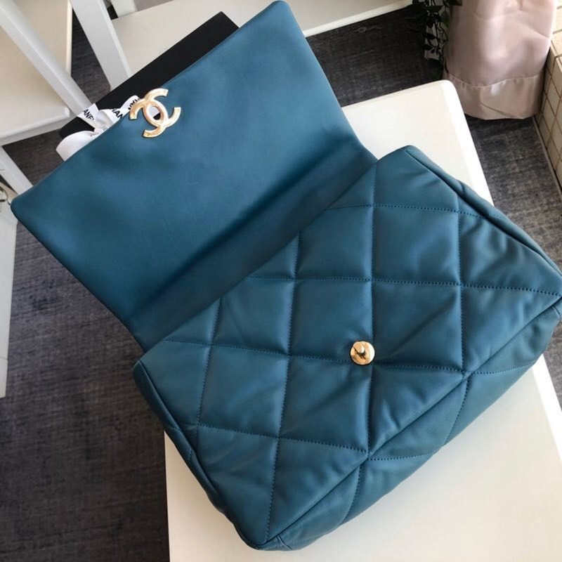 CHL 19 Maxi Handbag Teal For Women, Women’s Bags, Shoulder And Crossbody Bags 14in/36cm AS1162 - Image 6