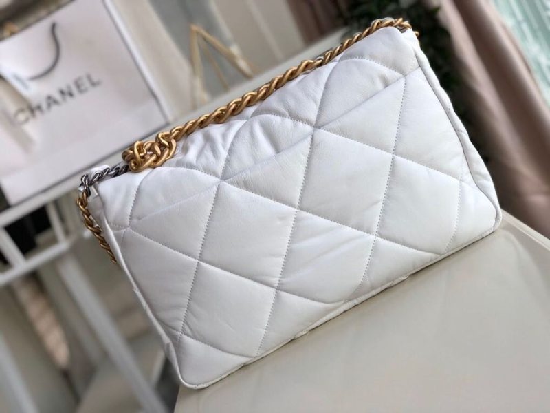CHL 19 Maxi HandBag White For Women, Women’s Bags, Shoulder And Crossbody Bags 14in/36cm AS1162 - Image 5