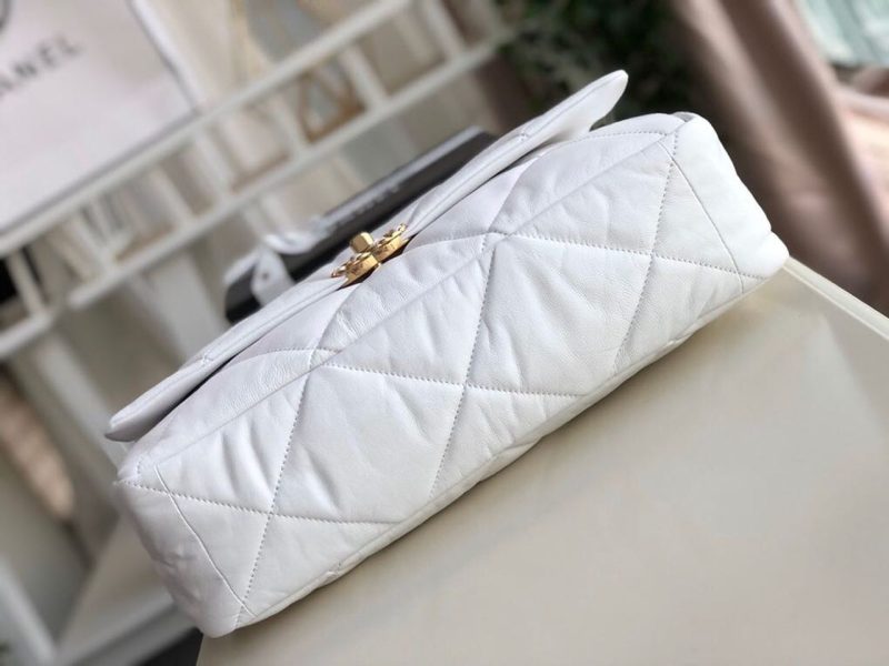 CHL 19 Maxi HandBag White For Women, Women’s Bags, Shoulder And Crossbody Bags 14in/36cm AS1162 - Image 3