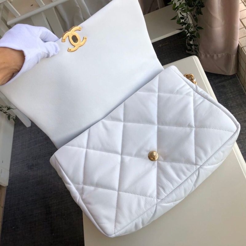 CHL 19 Maxi HandBag White For Women, Women’s Bags, Shoulder And Crossbody Bags 14in/36cm AS1162 - Image 7