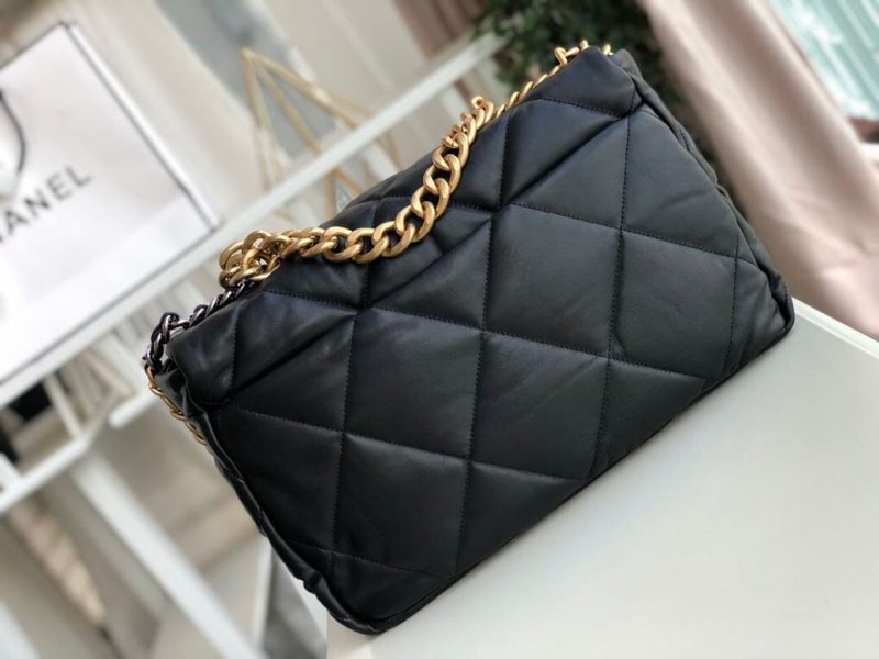 CHL 19 Maxi Handbag Black For Women, Women’s Bags, Shoulder And Crossbody Bags 14in/36cm AS1162 B04852 94305 - Image 3