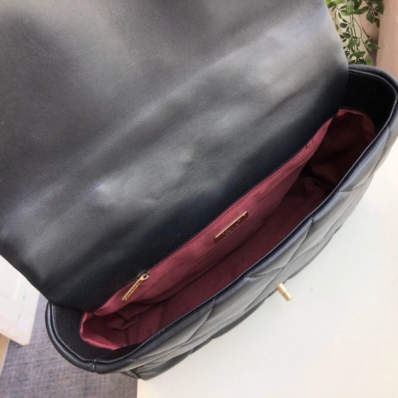 CHL 19 Maxi Handbag Black For Women, Women’s Bags, Shoulder And Crossbody Bags 14in/36cm AS1162 B04852 94305 - Image 9