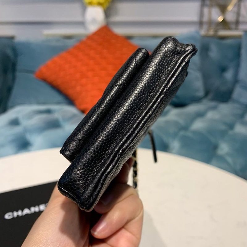 CHL Classic Cluth With Chain Black For Women, Women’s Wallet 7in/18cm AP0990 - Image 9