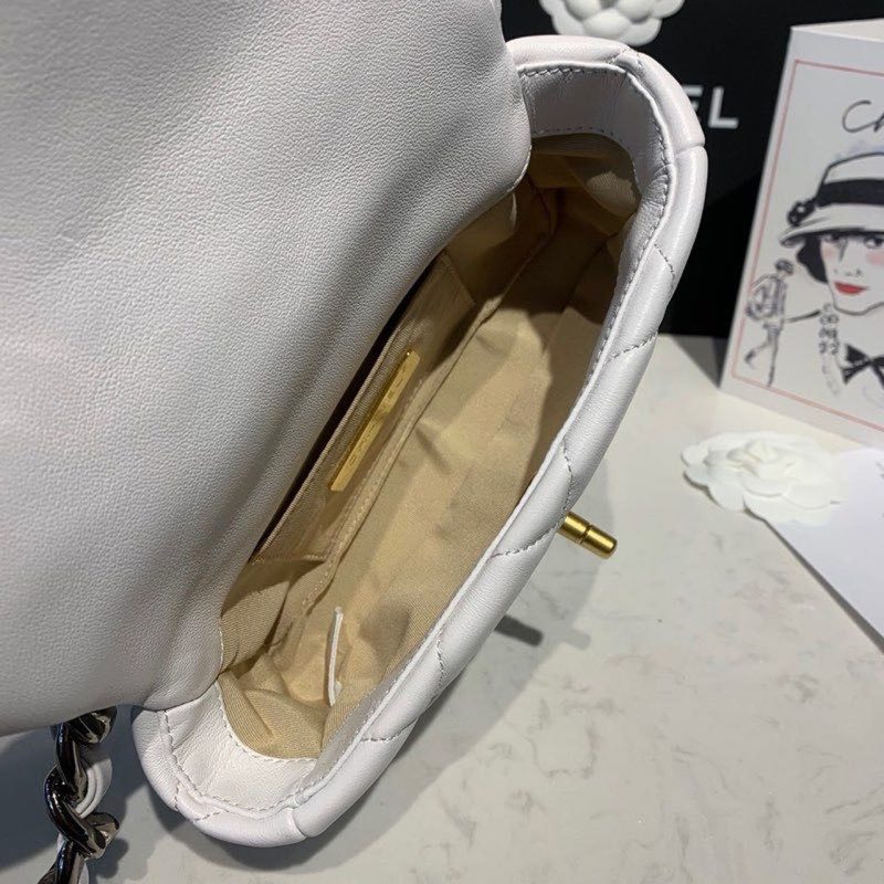 CHL 19 Waist Bag White For Women, Women’s Bags 7.8in/20cm AS1163 - Image 9