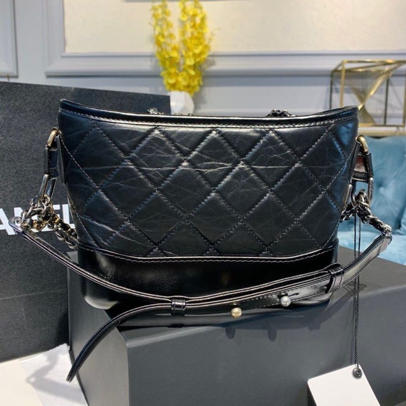 CHLGabrielle Hobo Handbag Black For Women, Women’s Bags, Shoulder And Crossbody Bags 7.8in/20cm AS1582 B03936 94305 - Image 3