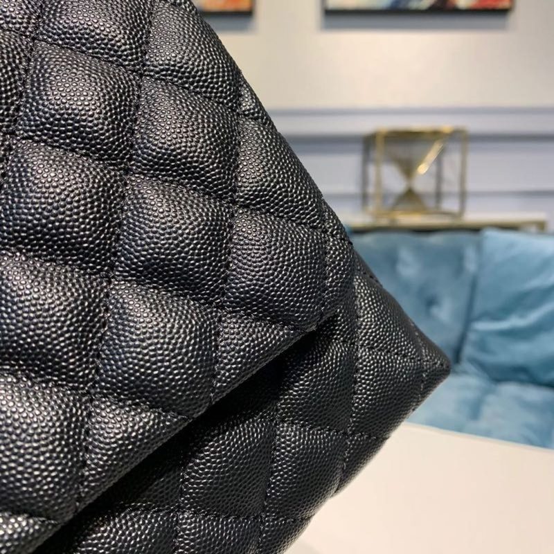 CHLLarge Flap Bag With Top Handle Black For Women, Women’s Handbags, Shoulder And Crossbody Bags 11in/28cm A92991 - Image 4