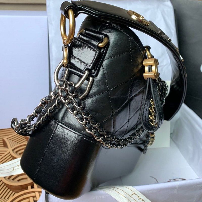 CHLGabrielle Small Hobo Bag Black For Women 7.8 in / 20cm - Image 8