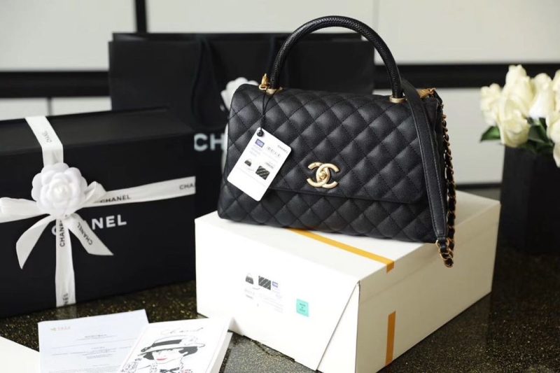 CHLHandbag With Top Handle Black For Women 11in/28cm - Image 3