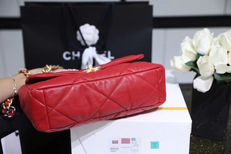 CHL 19 Handbag 26cm Red For Women AS1160 - Image 9