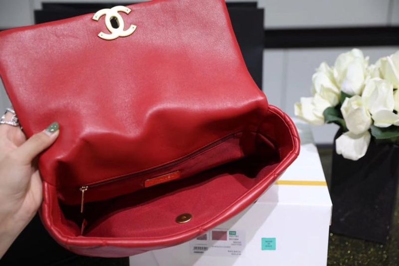 CHL 19 Handbag 26cm Red For Women AS1160 - Image 10