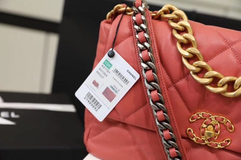 CHL 19 Handbag 26cm Rose PiNike For Women AS1160 - Image 9
