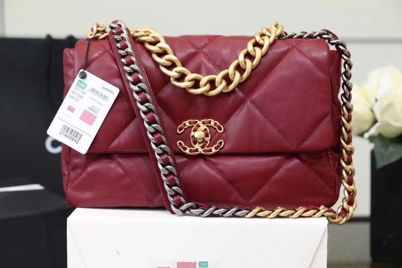 CHL 19 Handbag 26cm Bordeaux For Women AS1160 - Image 2