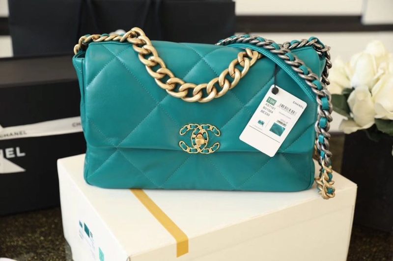 CHL 19 Handbag 26cm Teal For Women AS1160 - Image 3