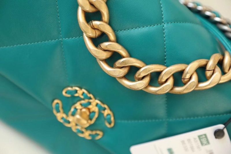 CHL 19 Handbag 26cm Teal For Women AS1160 - Image 4