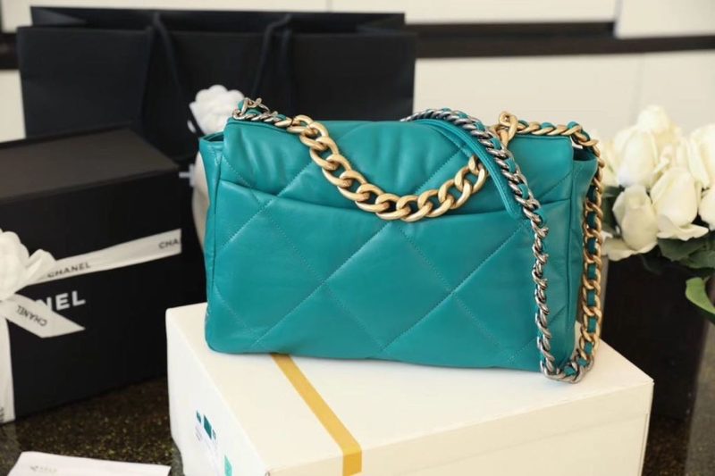 CHL 19 Handbag 26cm Teal For Women AS1160 - Image 7