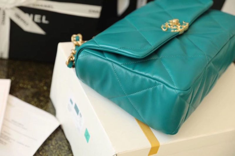 CHL 19 Handbag 26cm Teal For Women AS1160 - Image 5