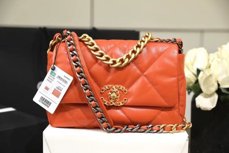 CHL 19 Handbag 26cm Orange For Women AS1160 - Image 2