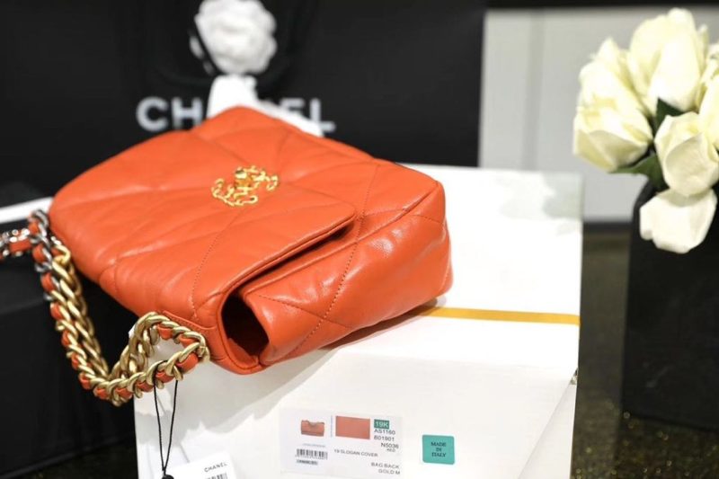 CHL 19 Handbag 26cm Orange For Women AS1160 - Image 4