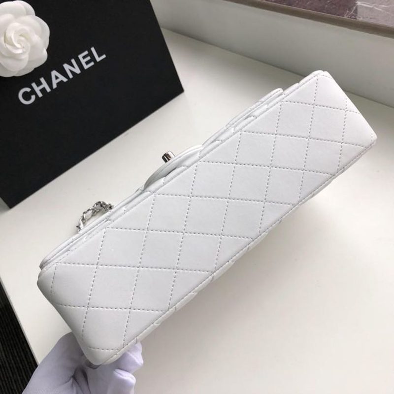 CHL Classic HandBag White For Women 9.9in/25.5cm A01112 - Image 6