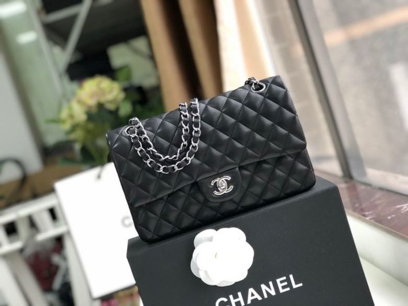 CHL Classic HandBag Black For Women 9.9in/25.5cm A01112 - Image 2