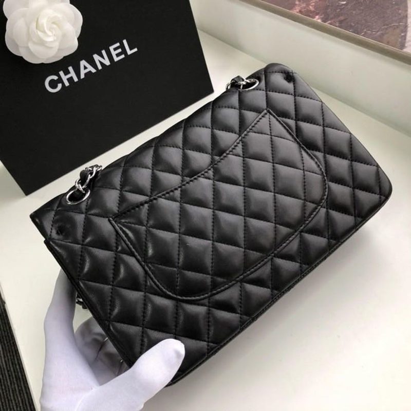 CHL Classic HandBag Black For Women 9.9in/25.5cm A01112 - Image 5