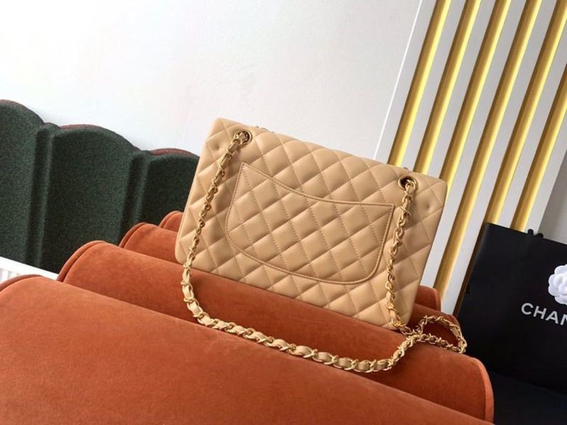 CHL Classic HandBag Beige For Women 9.9in/25.5cm A01112 - Image 5