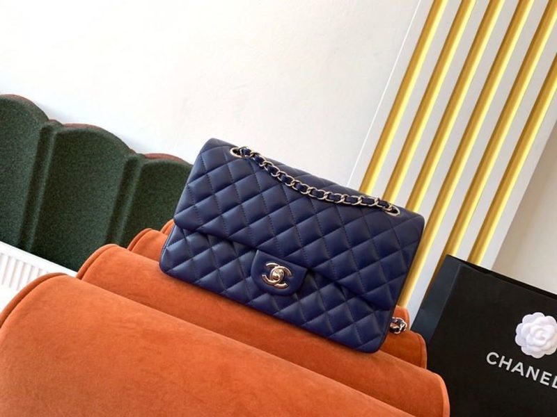 CHL Classic Handbag Navy Blue For Women, Women’s Bags, Shoulder And Crossbody Bags 10.2in/26cm A01112 - Image 2