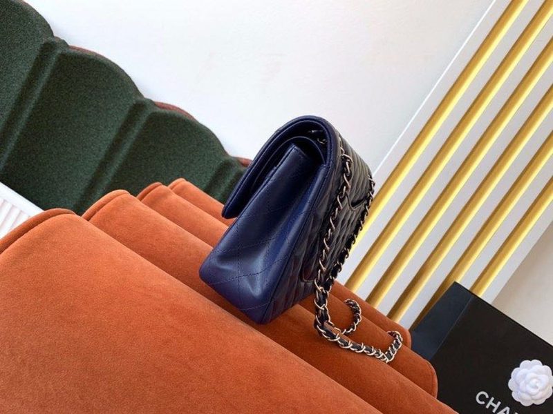 CHL Classic Handbag Navy Blue For Women, Women’s Bags, Shoulder And Crossbody Bags 10.2in/26cm A01112 - Image 5
