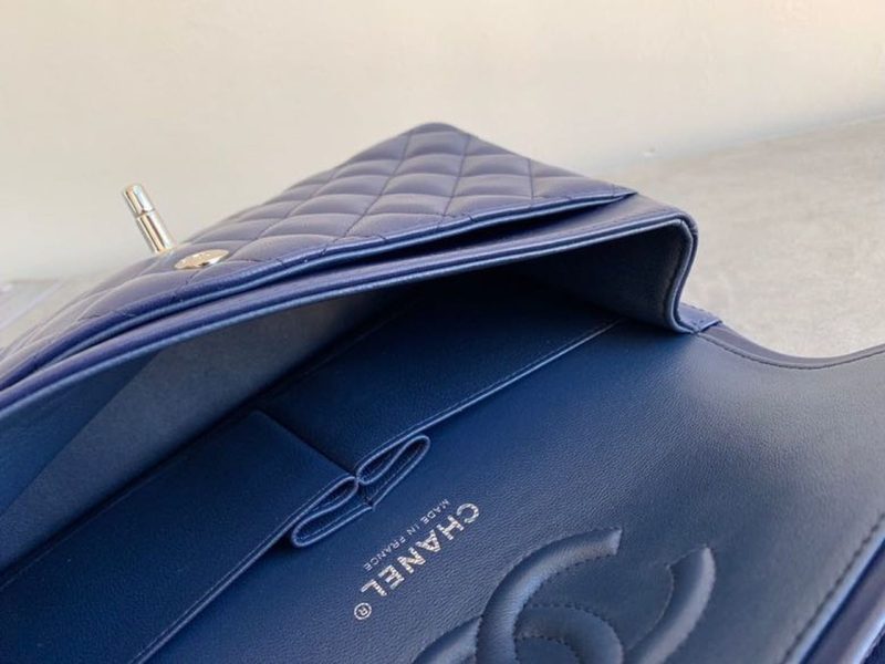 CHL Classic Handbag Navy Blue For Women, Women’s Bags, Shoulder And Crossbody Bags 10.2in/26cm A01112 - Image 4