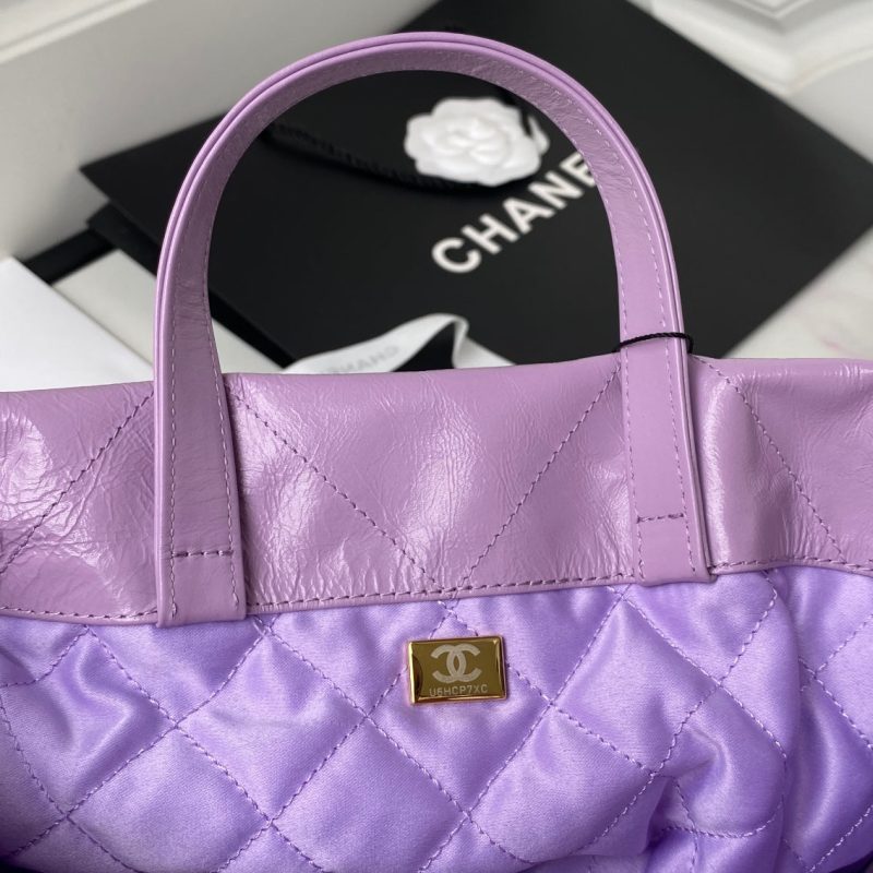 CHL Backpack Purple Shiny Large Bag For Women 51cm/20in - Image 7